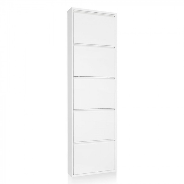 Pantofar alb din metal Ode Kave Home