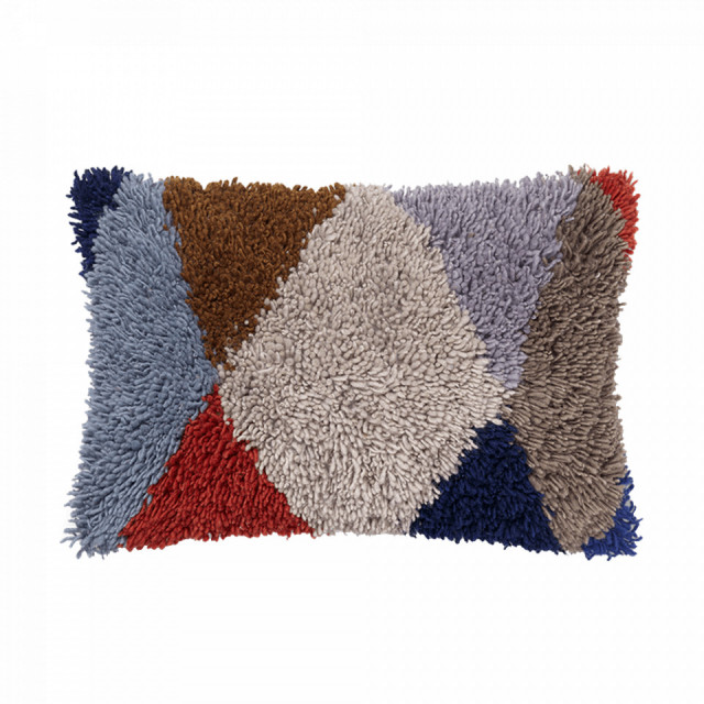 Perna dreptunghiulara multicolora din lana 40x60 cm Harlequin Ferm Living