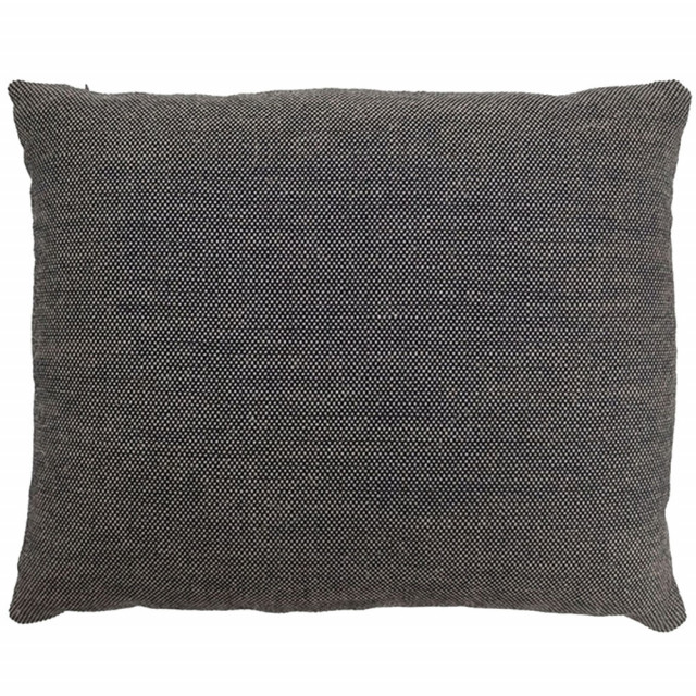 Perna dreptunghiulara neagra/maro din fibre naturale 40x50 cm Fernandez Thai Natura