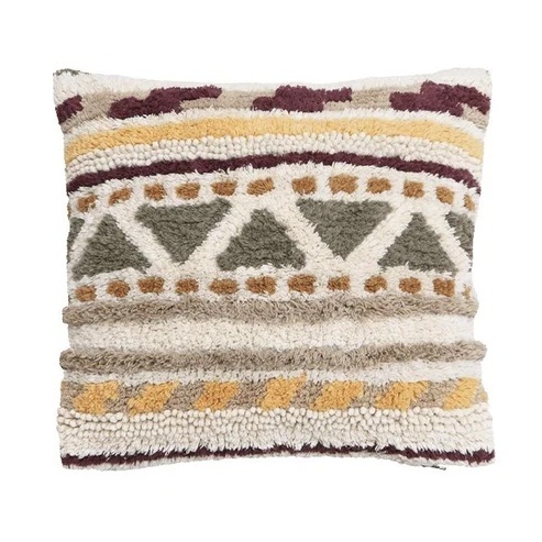Perna patrata multicolora din bumbac 40x40 cm Sistan Lorena Canals