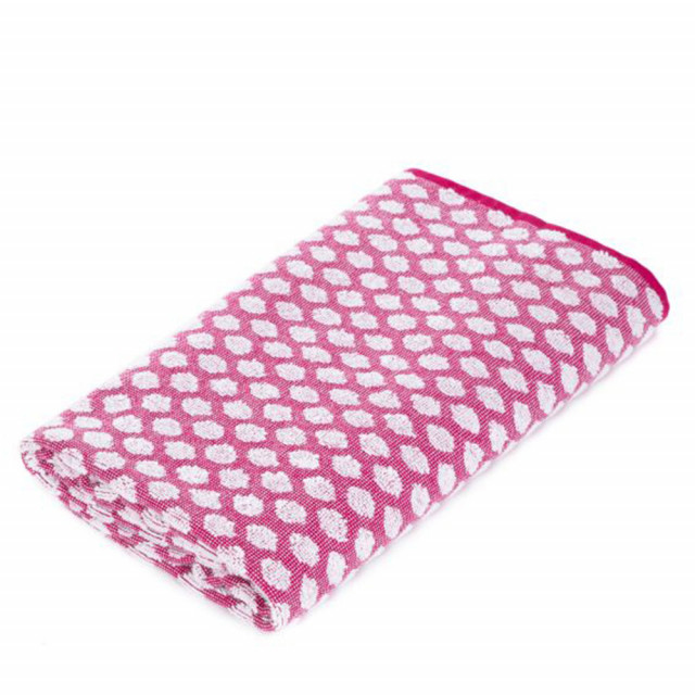 Prosop fucsia din bumbac 70x130 cm Dotte Homla