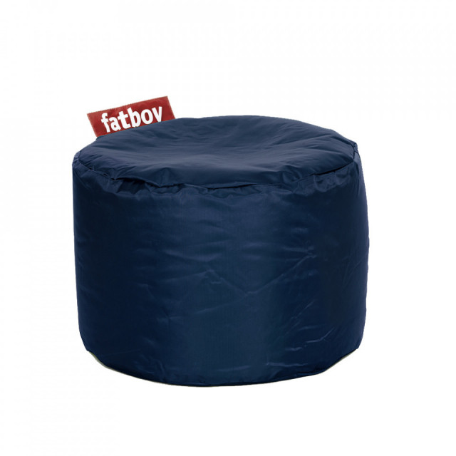 Puf albastru din nailon 50 cm Point Fatboy