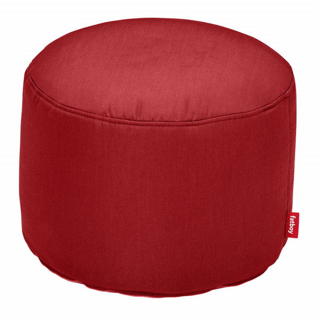 Puf rotund rosu din olefina 50 cm Point Fatboy