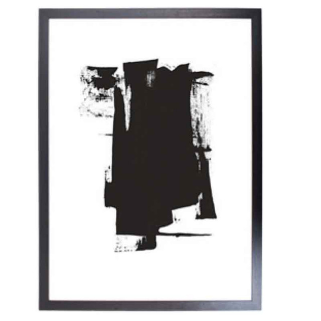 Rama foto neagra din lemn si sticla 54x74 cm Black Ink LifeStyle Home Collection