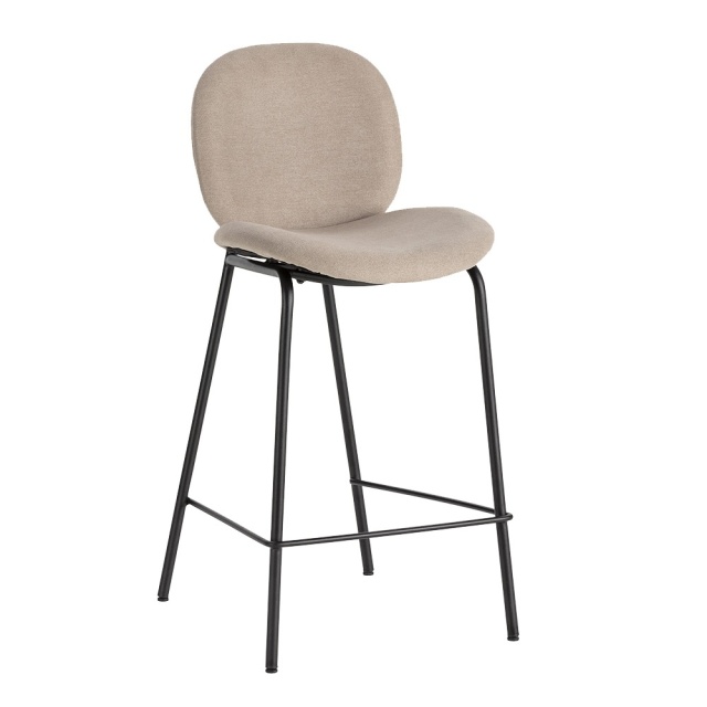 Scaun bar bej din textil Cori The Home Collection