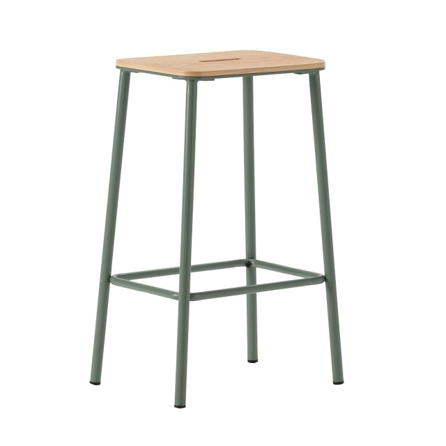 Scaun bar maro/albastru marin din lemn Abba The Home Collection