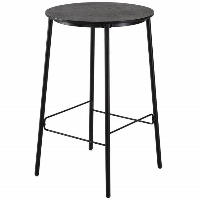 Scaun bar negru din metal Charlie Thai Natura
