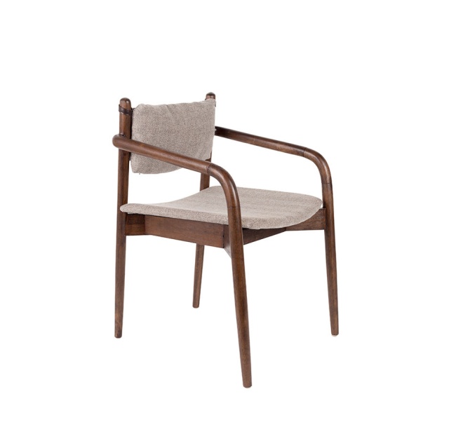 Scaun dining maro din textil Torrance Dutchbone