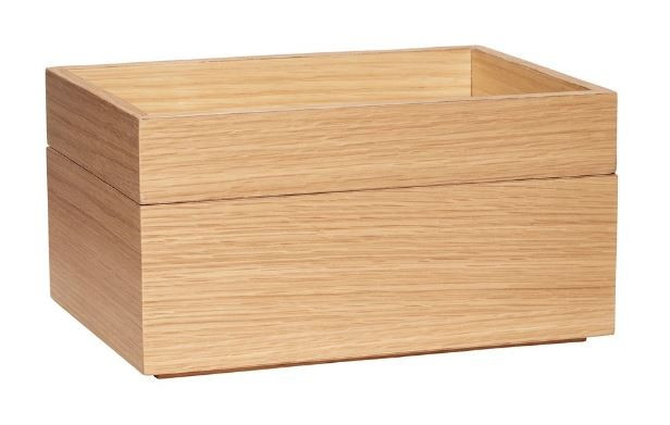 Set 2 cutii maro din lemn Grant Hubsch