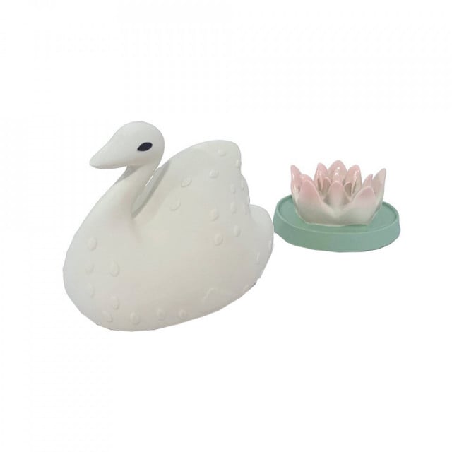 Set 2 jucarii pentru apa multicolore din cauciuc Swan CamCam Copenhagen