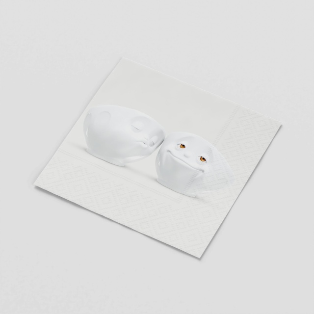 Set 20 servetele multicolor din hartie 17x17 cm Sweet Life Tassen