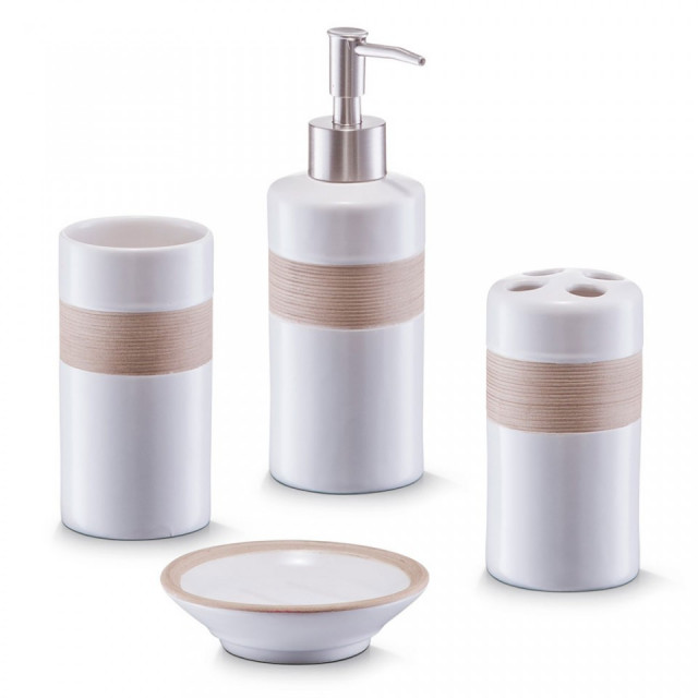 Set 4 accesorii baie din ceramica Wasia Zeller