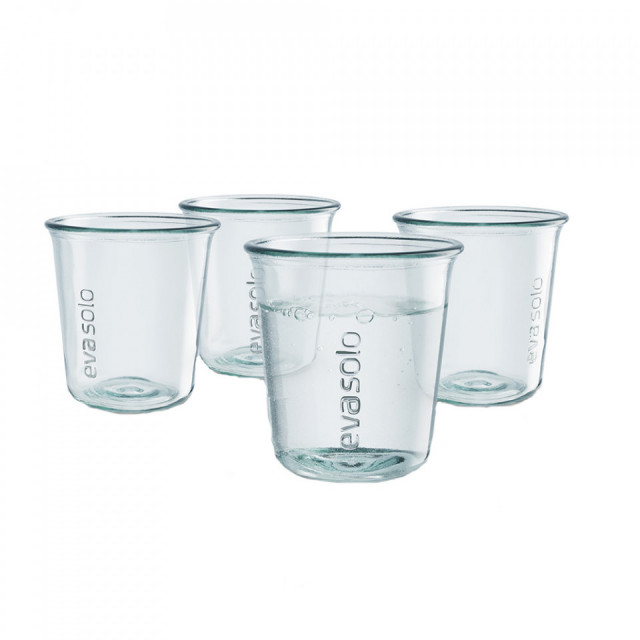 Set 4 pahare transparente din sticla 250 ml Them Eva Solo