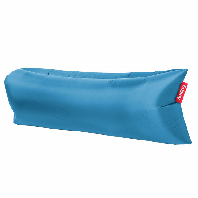 Sezlong gonflabil albastru din textil Lamzac Fatboy