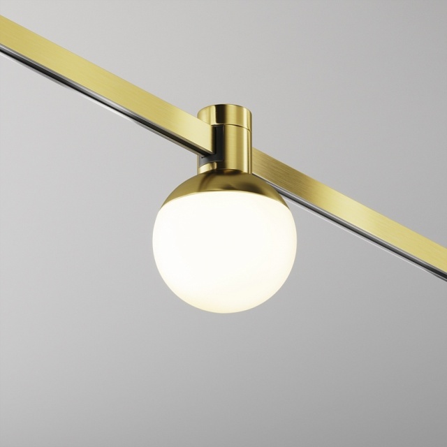 Spot maro alama din metal cu LED Luna Flarity Maytoni