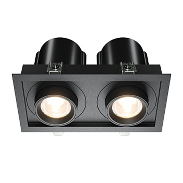 Spot negru din metal cu LED Hidden 2 Maytoni