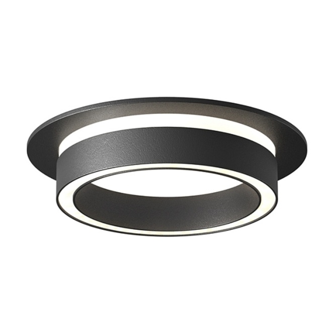 Spot negru din metal Downlight Orlo Maytoni