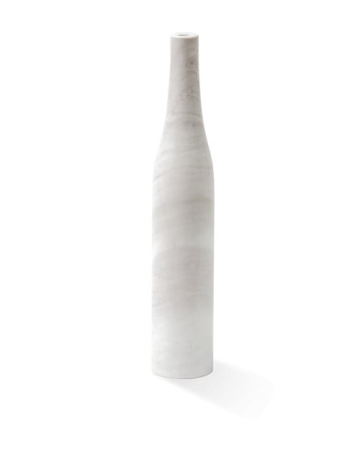 Suport lumanare alb din marmura 50 cm Herritage Bottle Pols Potten