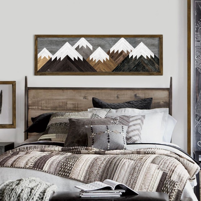 Tablou multicolor 35x120 cm Landscape The Home Collection