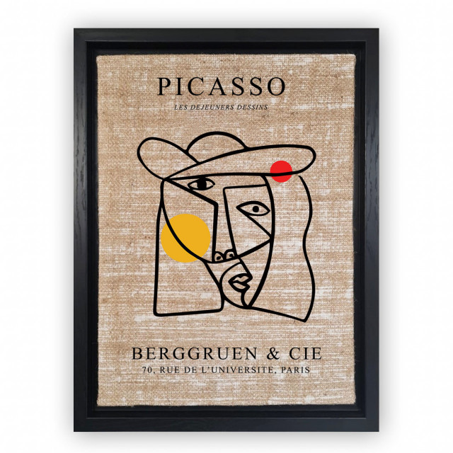 Tablou multicolor din fibre naturale 36x46 cm Picasso The Home Collection