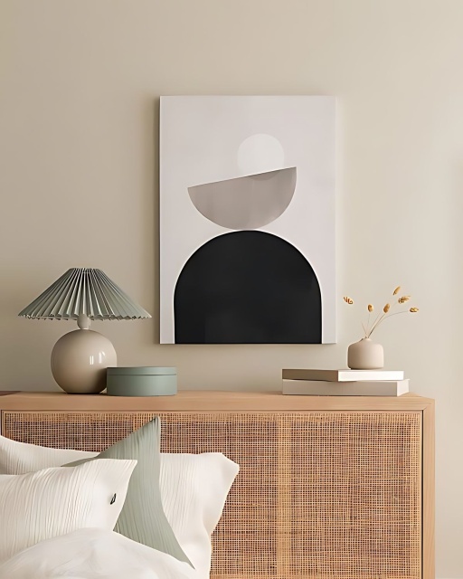 Tablou multicolor din fibre naturale 40x60 cm Artcanvas89 The Home Collection