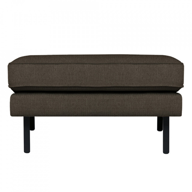 Taburet pentru picioare gri/maro din textil 54x84 cm Rodeo Woood