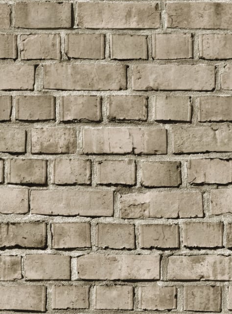 Tapet bej nisipiu din hartie Bricks Sand Rebel Walls