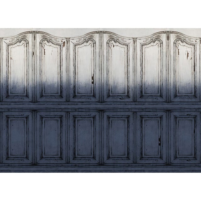 Tapet din hartie Parisian Panels Dip Dye Blue Rebel Walls