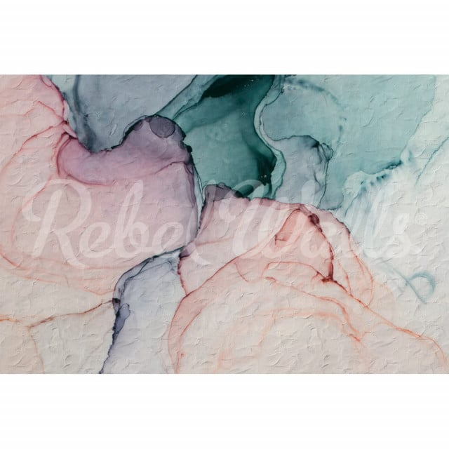 Tapet multicolor din hartie Pastel Watercolors Rebel Walls