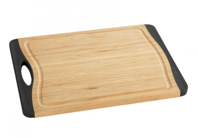 Tocator dreptunghiular maro din bambus 20x28 cm Sarra Wenko