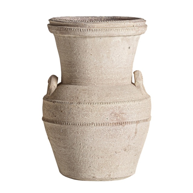 Vaza bej din ceramica 40 cm Kalea Vical Home