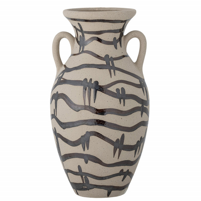 Vaza decorativa maro din ceramica 31 cm Ohana Bloomingville