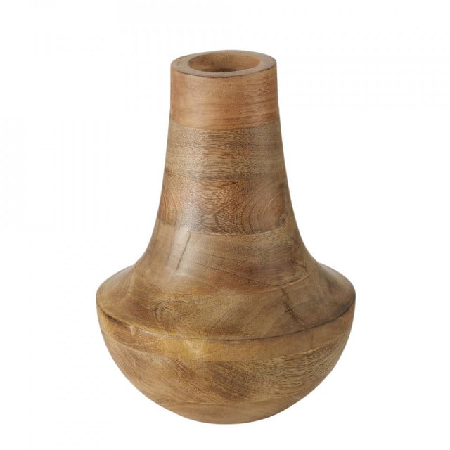 Vaza maro din lemn de mango 25 cm Posha Boltze