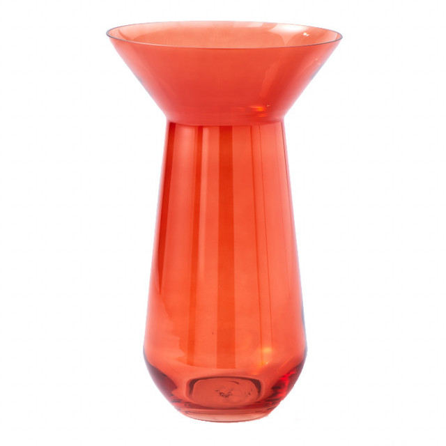 Vaza portocalie din sticla 45 cm Long Pols Potten