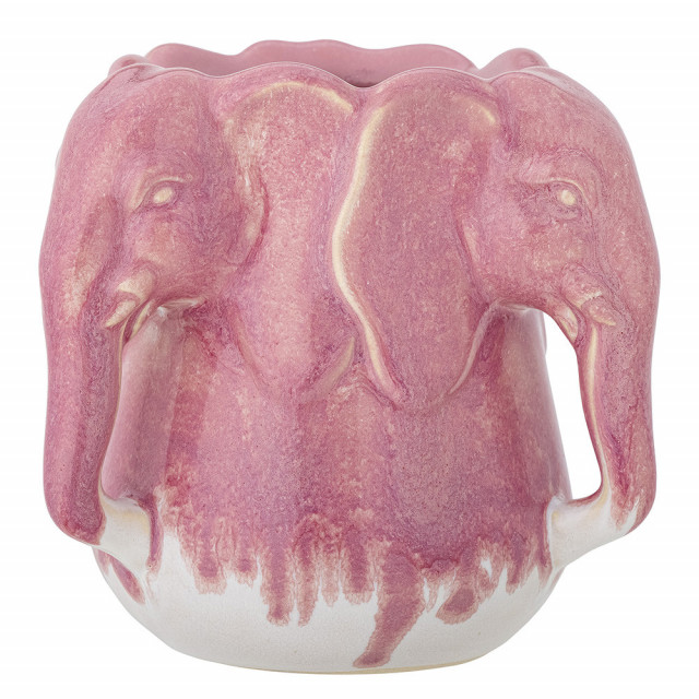 Vaza roz din ceramica 16 cm Pontus Bloomingville