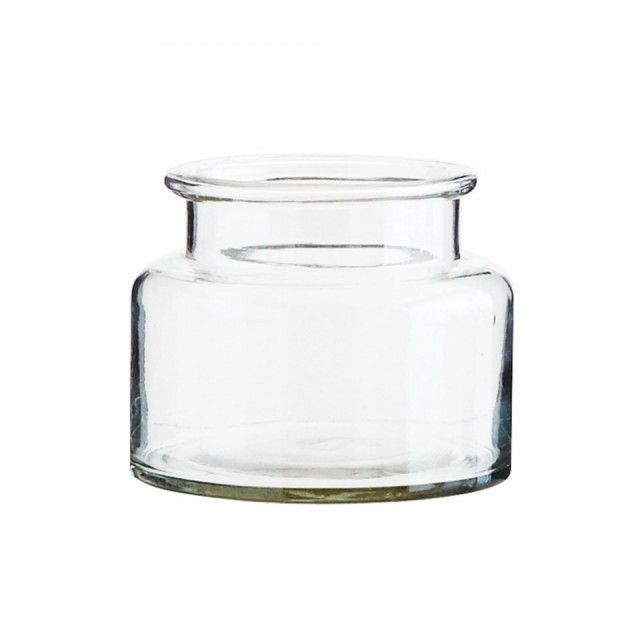 Vaza transparenta din sticla 12 cm Alma Clear Madam Stoltz