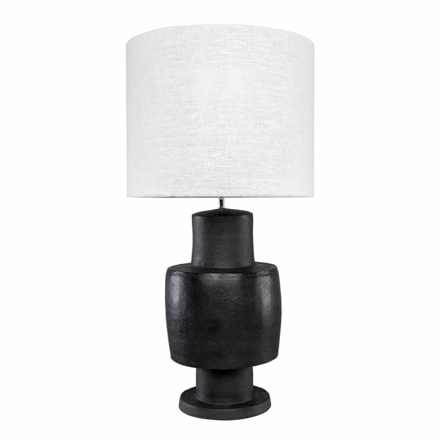 Veioza alba/neagra din ceramica 98 cm Blacky Versmissen