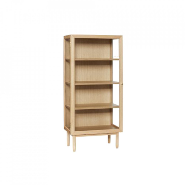 Vitrina maro din lemn 130 cm Kaiser Hubsch
