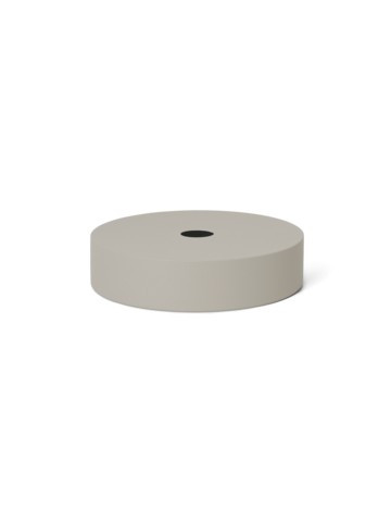 Abajur gri deschis din metal Record Ferm Living