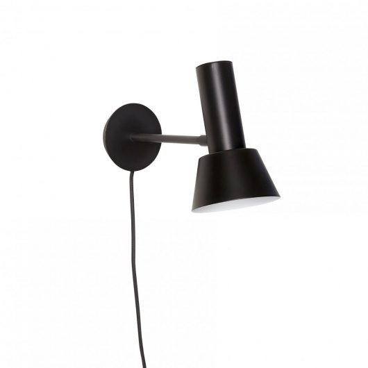 Aplica neagra din metal Tap Hubsch