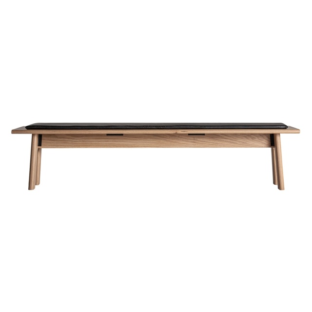 Bancheta maro din lemn 210 cm Nara Vical Home