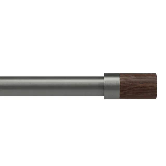Bara telescopica pentru perdea argintie din metal 196 cm Blok Umbra