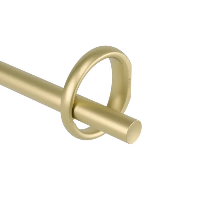 Bara telescopica pentru perdea aurie din metal 320 cm Ringlet Umbra