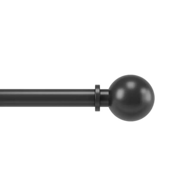 Bara telescopica pentru perdea neagra din metal 383 cm Bolas Umbra