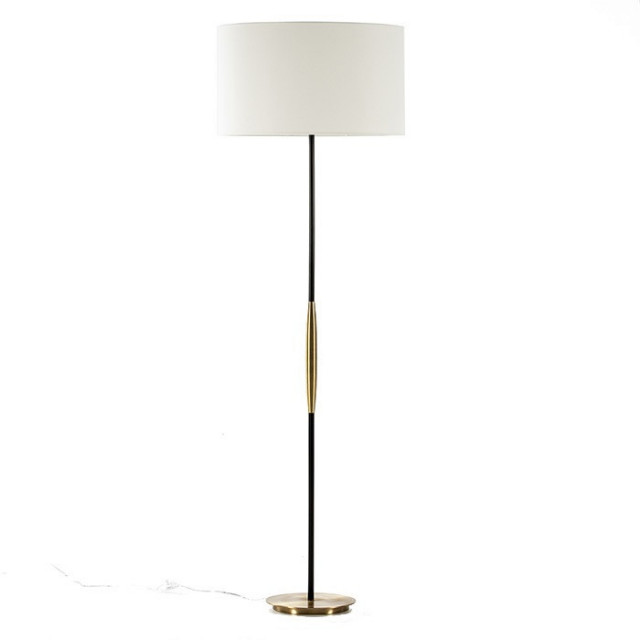 Baza pentru lampadar negru/auriu din metal 140 cm Nostera Thai Natura