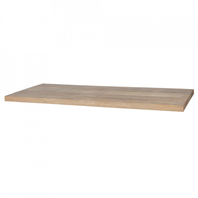 Blat maro din lemn 90x180 cm Tablo Oval Woood