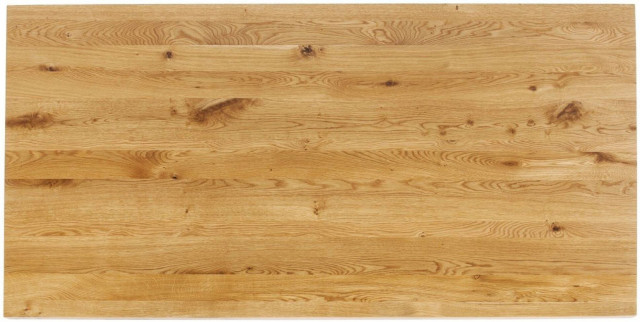 Blat pentru masa maro din lemn 80x160 cm Tavola Straight Edge Oak Kare