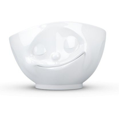 Bol alb din ceramica 500 ml Happy Tassen