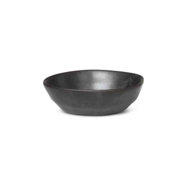 Bol negru din ceramica 9 cm Flow Ferm Living