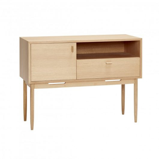 Bufet inferior maro din lemn 100 cm Cube Hubsch